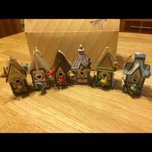 Home is where the heart is birdhouse ornaments.